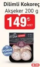 AKŞEKER DİLİMLİ KOKOREÇ 200 G AKŞEKER DİLİMLİ KOKOREÇ 200 G